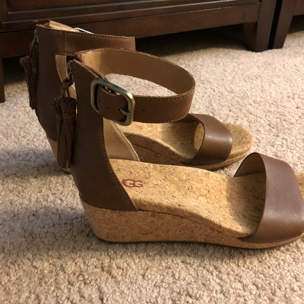 Ugg wedges - worn once!